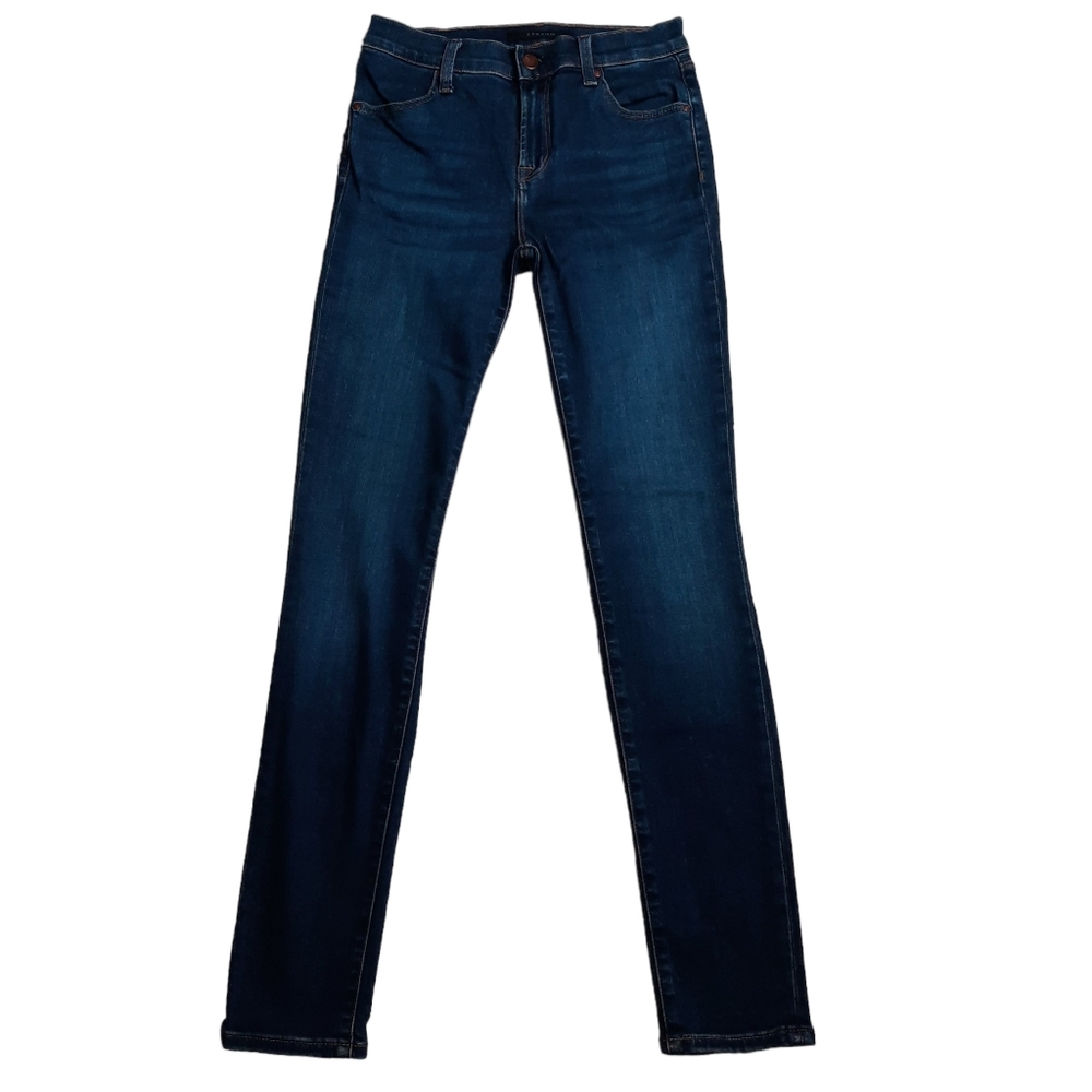 J Brand Maria High Rise Skinny Indigo Stretch Ankle Jean SZ 26